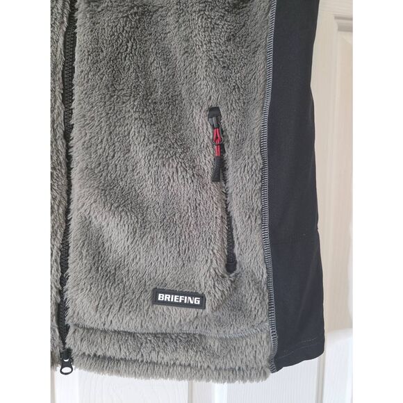 BRIEFING FLEECE VEST Gray, Size L, Fleece Vest - Picture 4 of 11